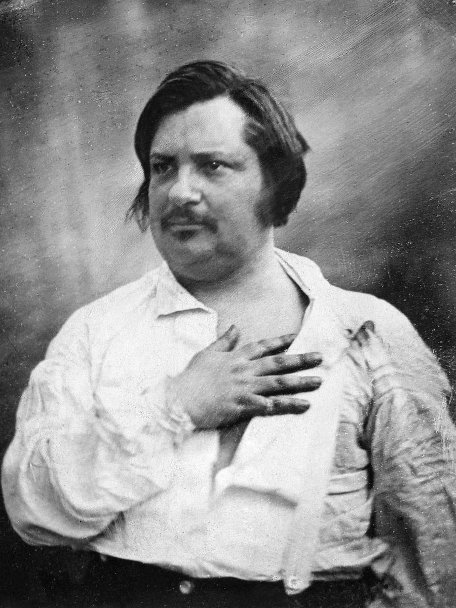 rodjnaquin's tweet photo. Honoré de Balzac was a famous French writer who lived from 1799 to 1850. He's best known for writing a huge collection of novels called **La Comédie humaine**, which painted a detailed picture of French society after Napoleon's time. He's considered one of the first "realist" writers—meaning he focused on portraying everyday life and people very truthfully, including their flaws. Balzac struggled with money and failed businesses for much of his life, but his writing later inspired many other famous authors like Charles Dickens and Henry James. He married a Polish countess, Ewelina Hańska, in 1850, but died just a few months later. https://t.co/bhdAe3etO8