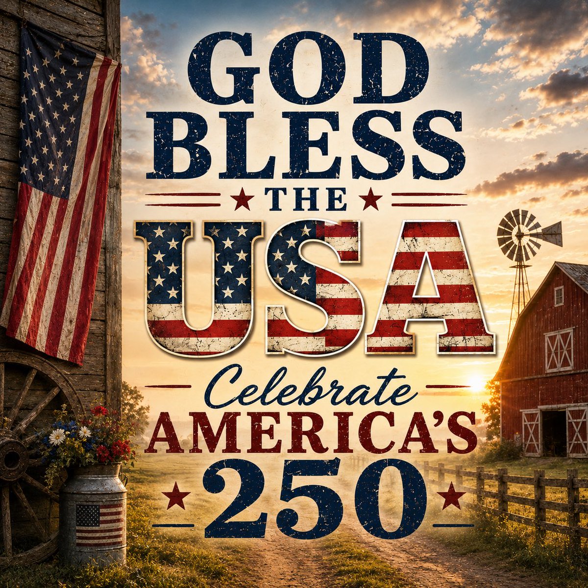 TheLeeGreenwood's tweet photo. From sea to shining sea, let’s celebrate the greatest country on Earth. Here’s to 250 years of freedom, opportunity, and the American spirit that continues to inspire the world. God Bless the USA. 

DOWNLOAD & STREAM https://t.co/kScoKfNKZG

#godblesstheusa #4thofjuly #freedom250 #independenceDay