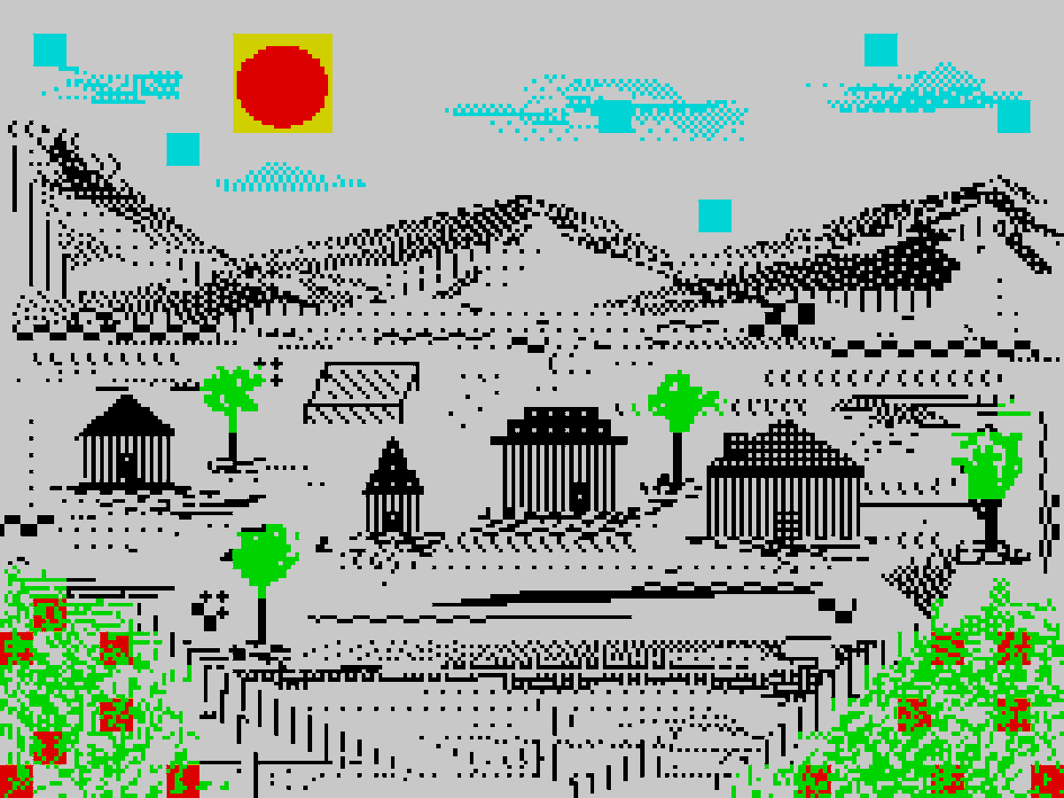 xicojam's tweet photo. Earlier I was working on some art listening to @tots_tate space with @TezosCommons and @YinYangYoeshi , @paraxenod  and Tate talked about doing a piece to help @NikoAlerce  at that moment it clicked.... it was clear this one is to help them recover.

'' Casas de Campo '' - 7 days OE ~ 5 xtz

100% sales go to: tz1WNzaq...qcizb

My heart is with you amigos