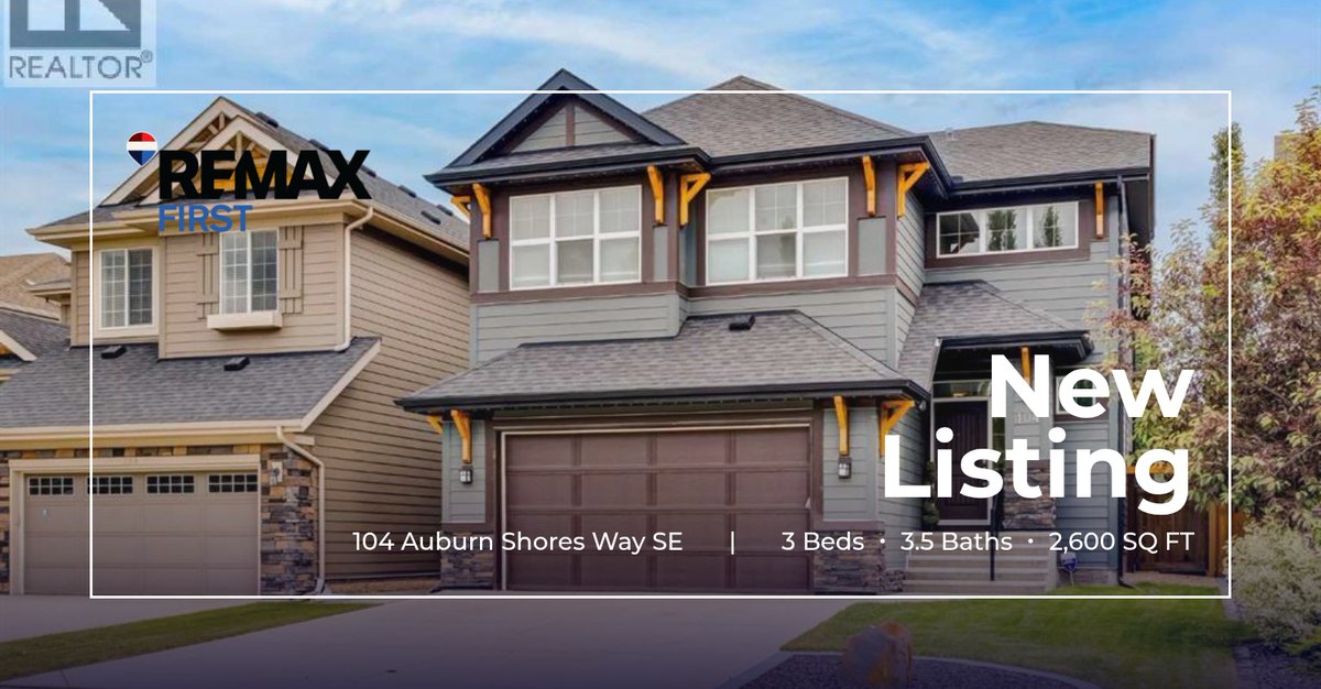robinlear's tweet photo. Real Estate FUN in Calgary! call txt or email if any Real Estate Questions!

📍 New Listing 📍 Take a look at this fantastic new property that just hit the market located at 104 Auburn Shores Way Se in Calgary. Reach out here or at... https://t.co/RoxOGWeMlN https://t.co/vCVYolDQnM