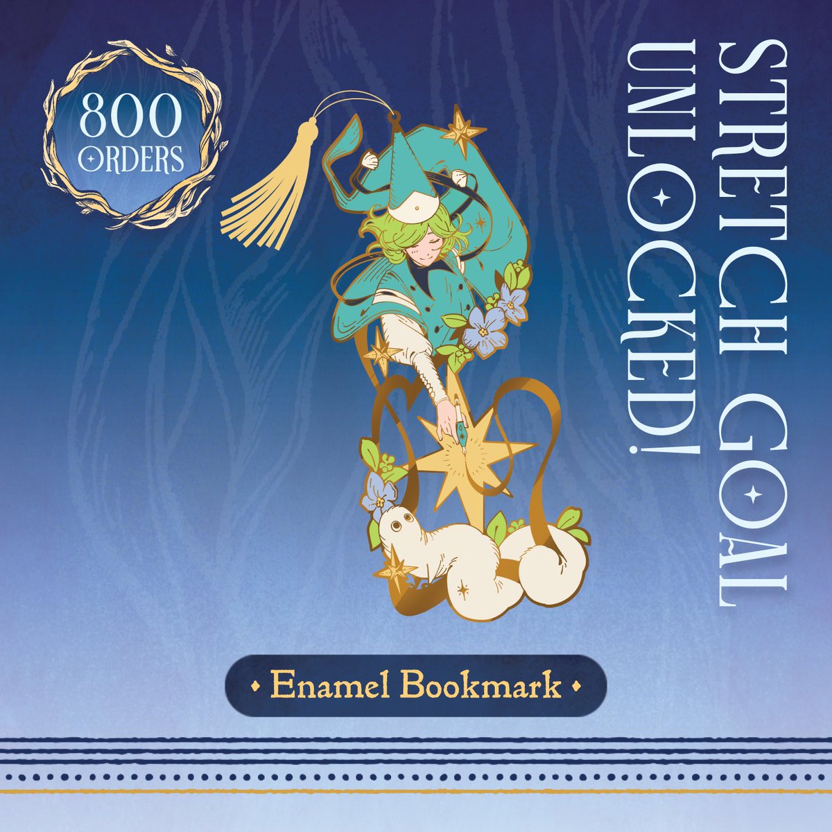 divinewhatarot's tweet photo. ✶ STRETCH GOAL UNLOCKED - ENAMEL TASSEL BOOKMARK! 
Will automatically be included with all half and full bundles!

We have one more possible milestone to thank you for the support! 🥳

✶ Get your own deck here!
https://t.co/wzDrlBEAbN https://t.co/15pFNeVF0m