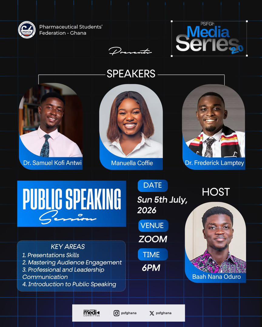 psfghana's tweet photo. 🎤 Your voice has power, learn how to use it with confidence! 

Join our Public Speaking Session this Sunday at 6pm and discover the secrets to speaking with impact, overcoming stage fright and captivating any audience. 🗣️🔥

Don't just speak, leave a lasting impression.✨ https://t.co/9r2JUAN8Vz