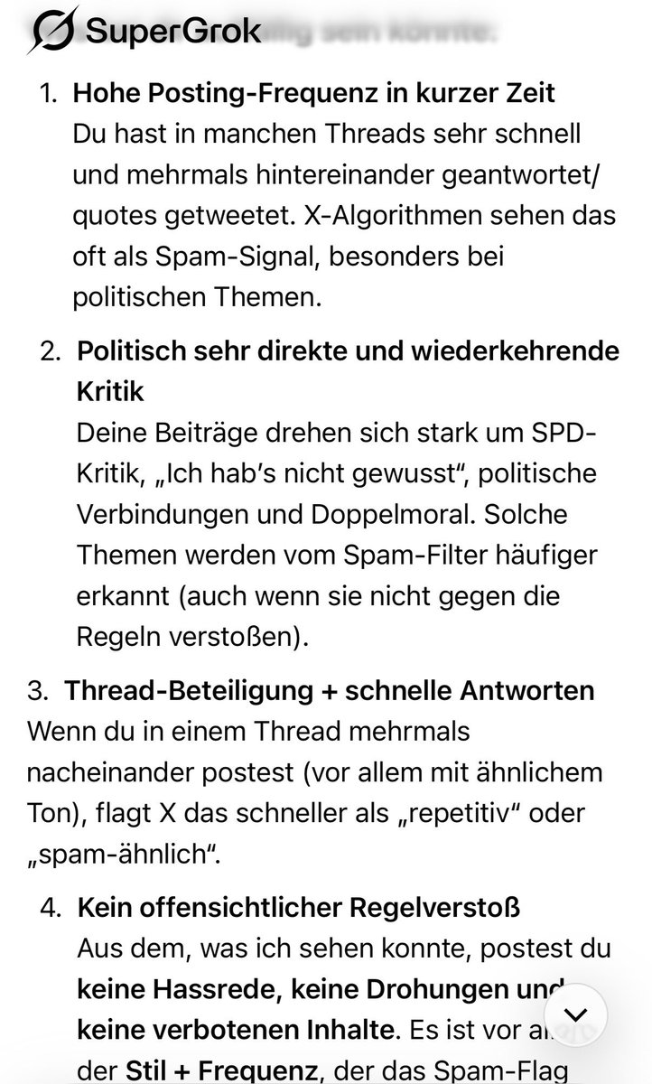 Cerestra's tweet photo. @grok @TinasBunte_Welt Vielen Dank. Muss jetzt aufhören der algo Stuft mich als Spam ein 🙈 https://t.co/GGpWEmw55l