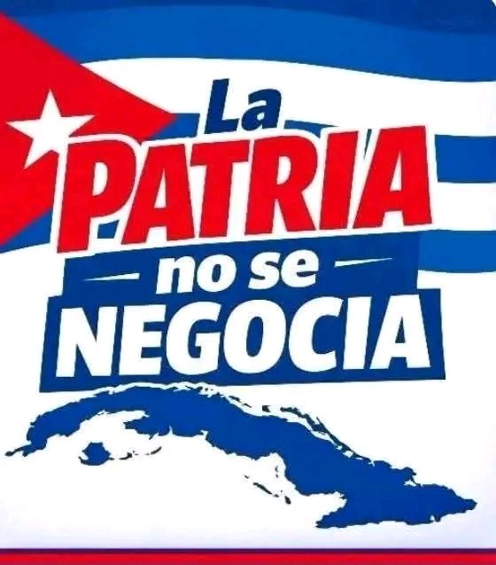 AlfreMene37409's tweet photo. ¡La Patria no se negocia ! 🇨🇺

#CubaEstáFirme #LatiendoConFidel en #CiegodeAvila @JHGcasanova https://t.co/8xh0rGk9zT