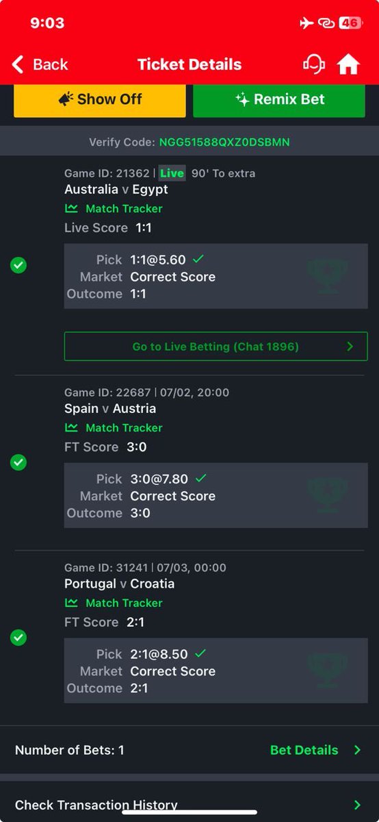 Raymond232184's tweet photo. 371 odds won 🔥🔥🔥🔥✅ https://t.co/nEccKaoDIj