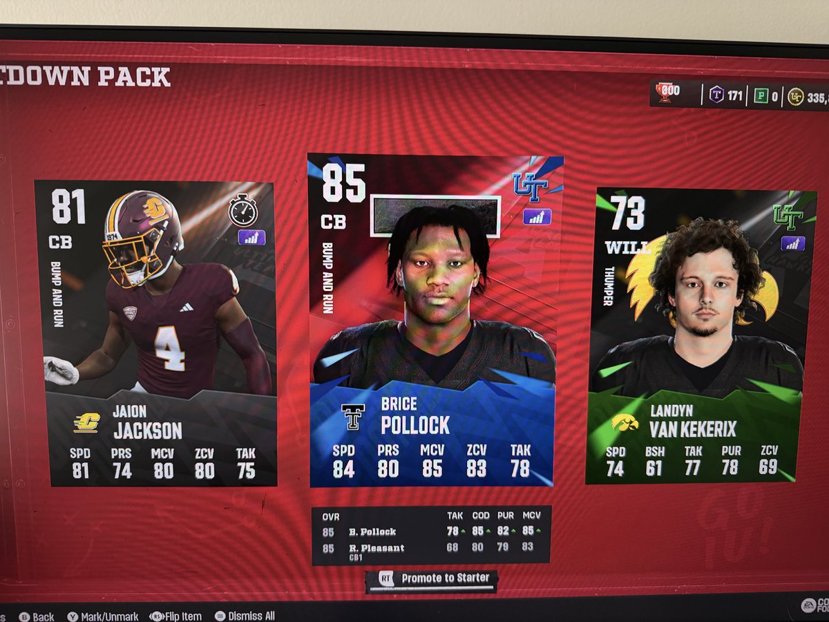 Keaterrrr's tweet photo. @kneand_ @EASPORTS_CUT Back to back to back countdown packs for 112k coins id say it paid off https://t.co/60o7KLURdF