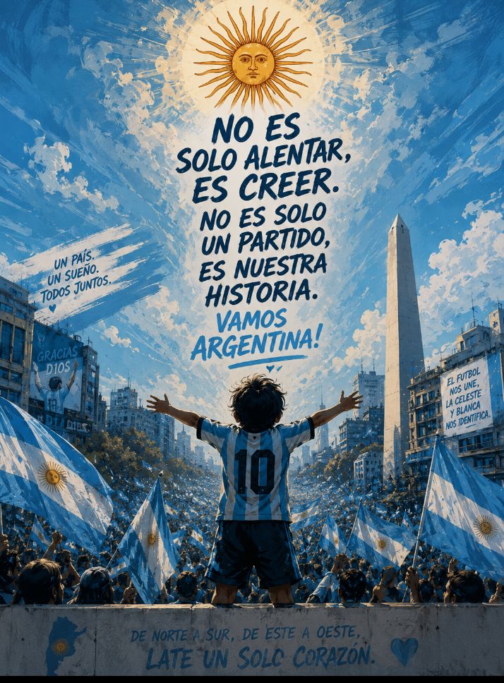 Silescorpio's tweet photo. VAMOS ARGENTINA 🇦🇷😍 https://t.co/1SVsBSR9CL