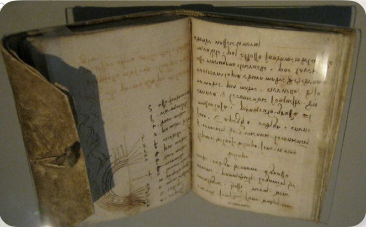 AlBlaineau's tweet photo. Le carnet de notes de Léonard de Vinci https://t.co/BtHuhK3Mci