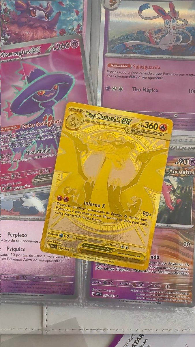 05pjmwh's tweet photo. To sem acreditar que tirei o charizard x em literalmente 1 booster https://t.co/QFhsY5jZKn