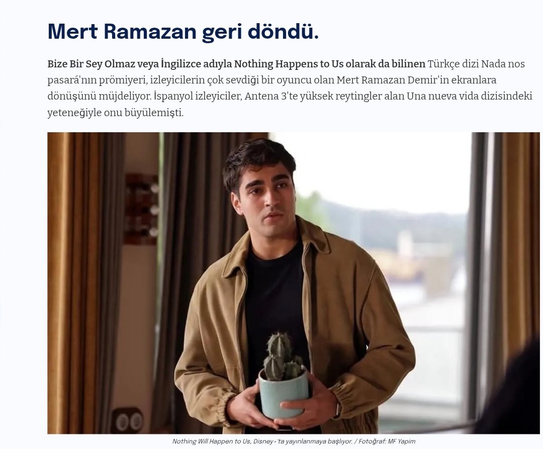 cansumor's tweet photo. Bbo bugün İspanya'da yayına girdi ve ülkedeki basında dizinin uzun süredir beklendiğine değinmişler. https://t.co/rvaEKwG7Z4