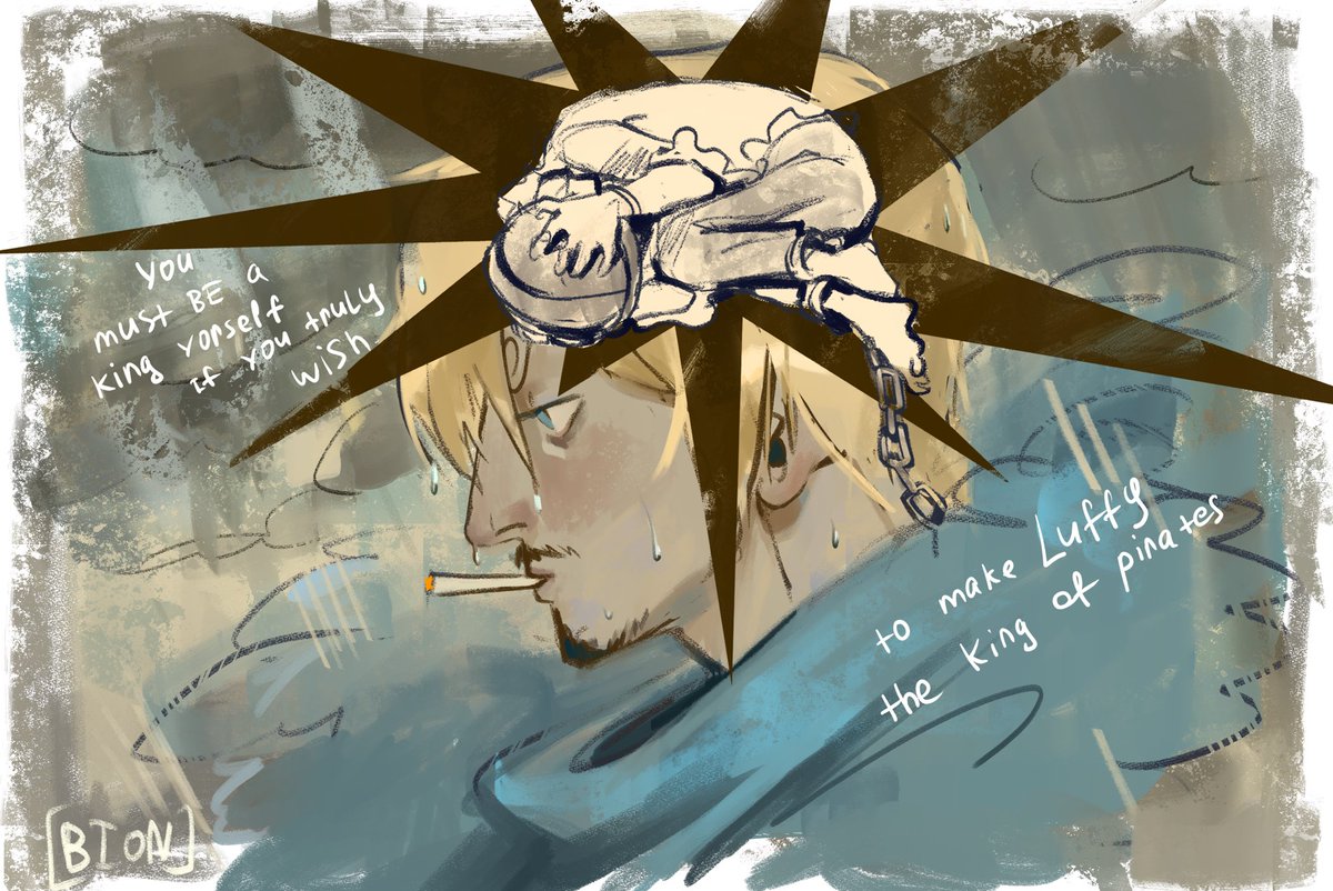 OneX1X's tweet photo. бро гений, я сделала вот что 🥺

#onepiece #ONEPIECE1187 #sanji https://t.co/QlMM3UdI59