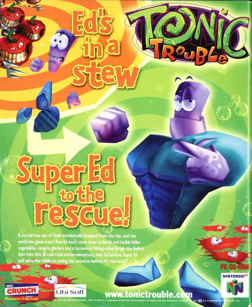 MonkeyLoazers's tweet photo. @SmashRemix is already a fantastic mod and I highly suggest any smash 64 player to just play it instead. Y'know what would make it a master piece though? If they added Ed from tonic trouble. The earth would rejoice https://t.co/4WXfc9blbx