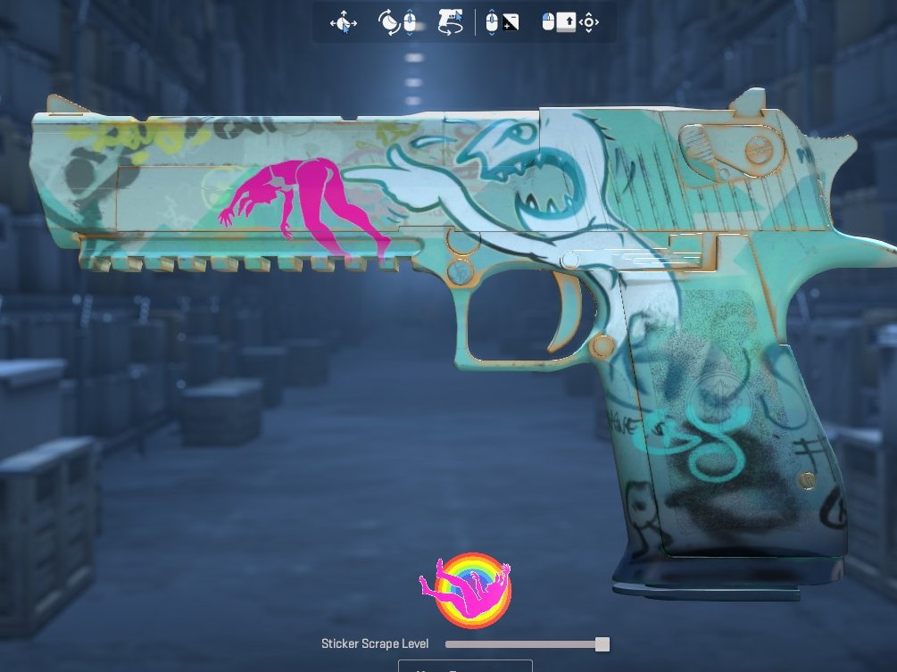 TitanHoloCS's tweet photo. What are these sus new stickers @CounterStrike 😂 https://t.co/vObgpaSkrT