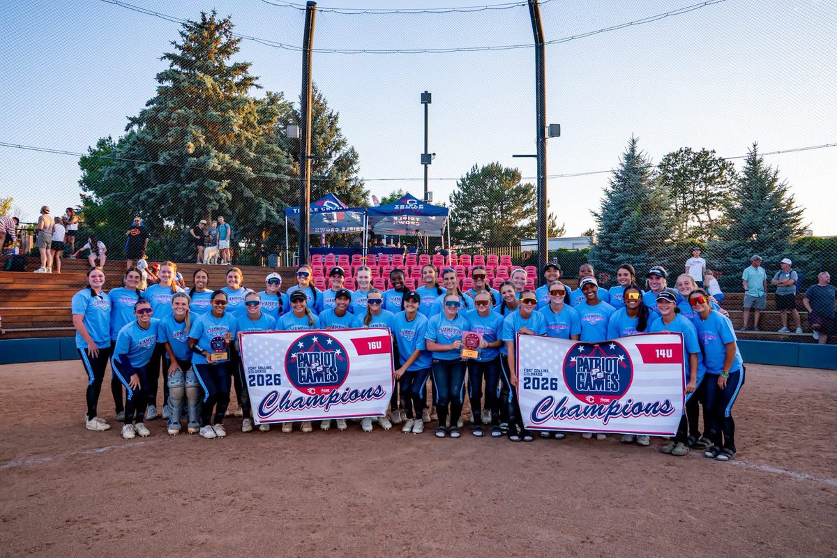 bombers_fp's tweet photo. Congratulations to Texas Bomber Gold  14u and Texas Bombers Gold 16u for winning the P5 Patriot Games in Colorado! Way to go girls! #bombernation #bluebloods https://t.co/U4DzCwhZJo