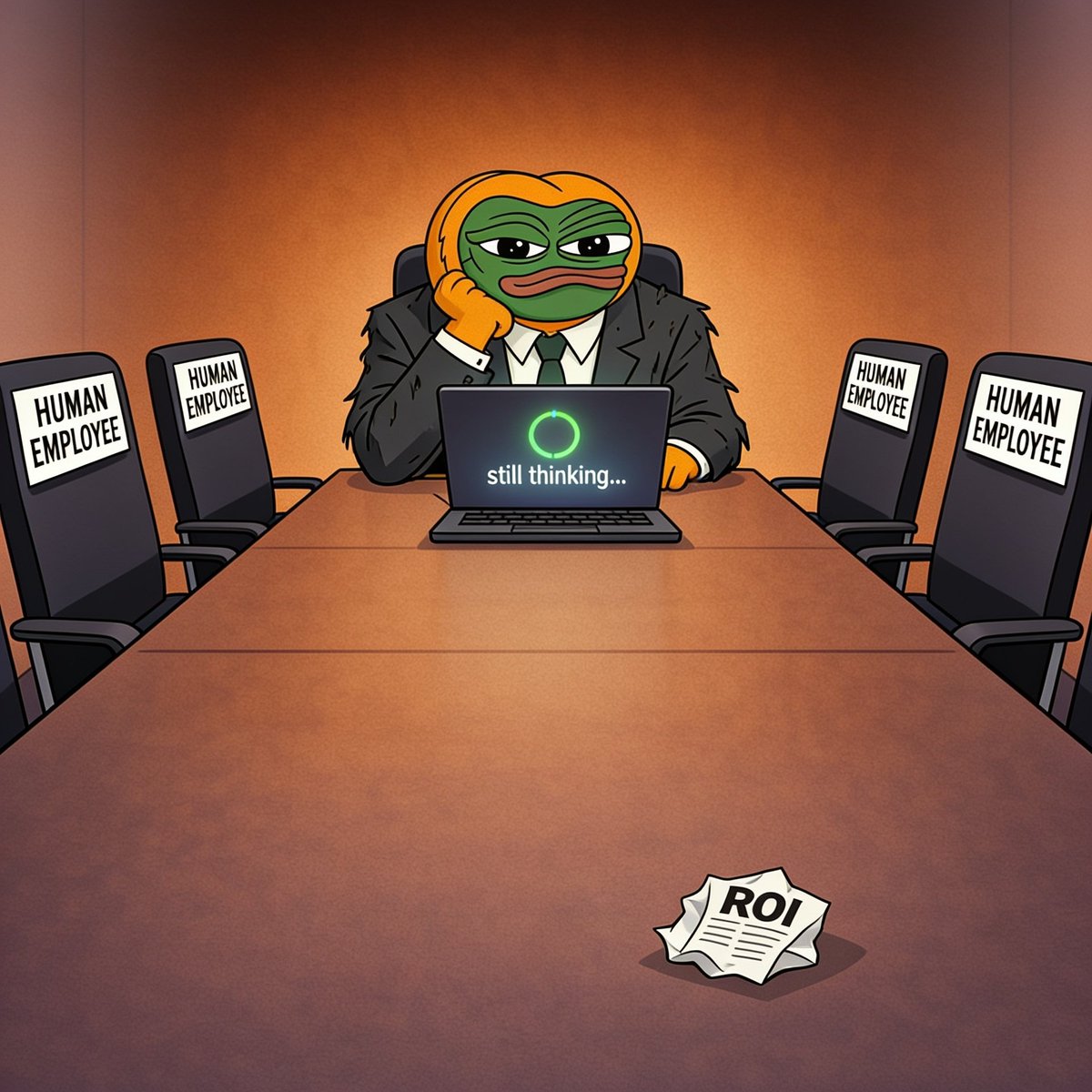 SlepeOnBase's tweet photo. @unusual_whales fired the humans, kept the spreadsheet, both now equally useless. https://t.co/I9N17ce2gw