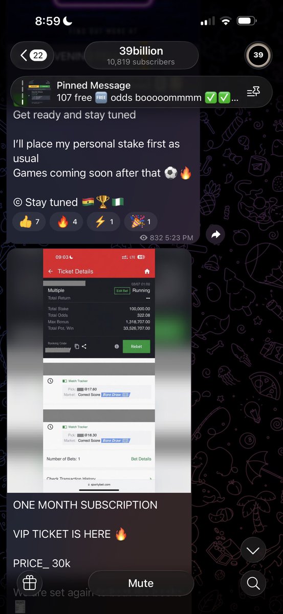 dufflebag00's tweet photo. @39billion is scamming people with his VIP channel https://t.co/LTRNwjjWmm