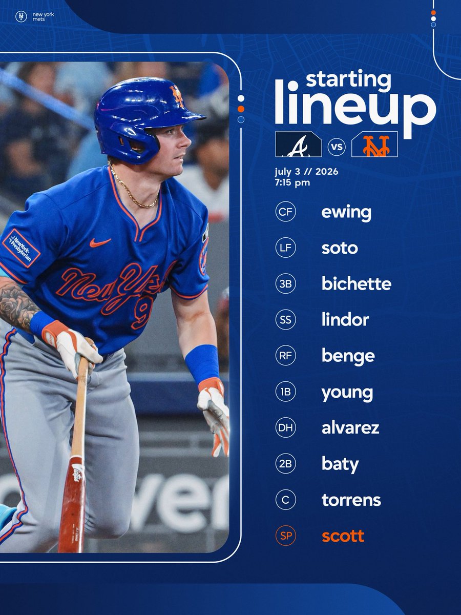 Mets's tweet photo. Tonight’s starters ⚾️ #LGM https://t.co/0qqPFWiScH