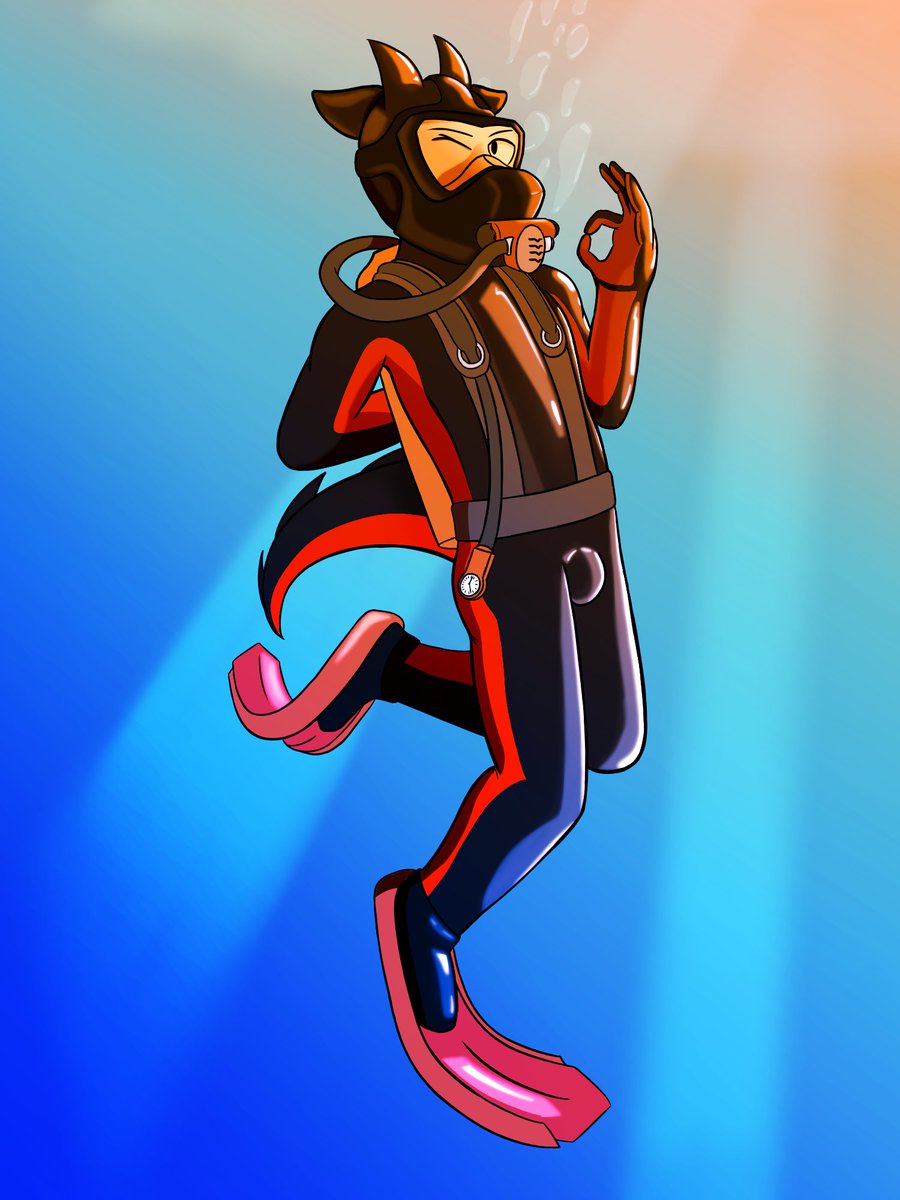 kinkycinna's tweet photo. nothing like scuba diving in summer! [i've never gone diving but it'll happen one day i promise] https://t.co/PDTSpRRRmp