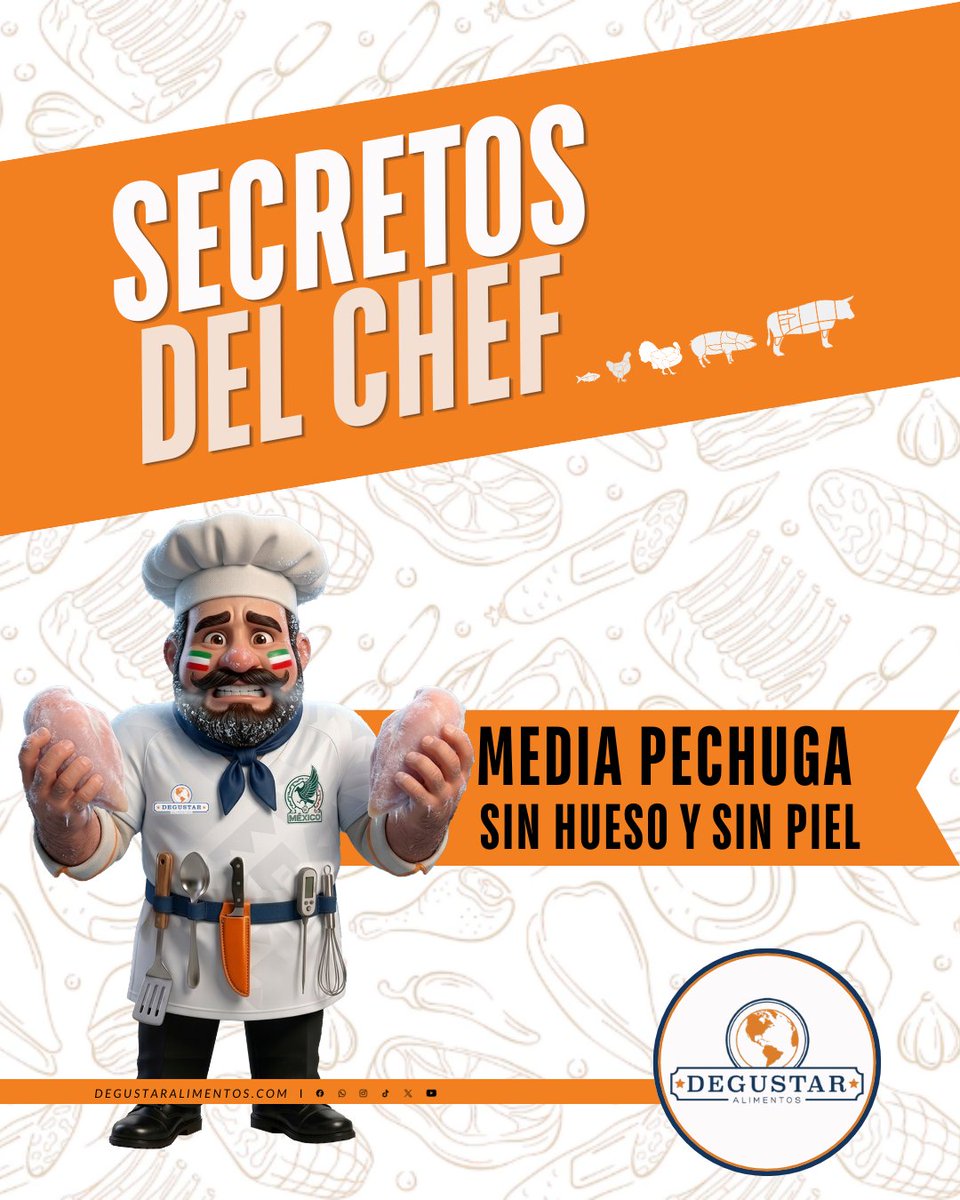 Degustar_A's tweet photo. ¿Sabías que el secreto de una pechuga jugosa y rentable está en su estructura molecular? 🧪🍗
🚛Pedidos: https://t.co/eanZlprzqu
🐥Contamos con venta por carga, tarima, cajas, mayoreo y menudeo🐥
📲Nuestro catálogo: https://t.co/HYz69MpK6u
#Pechuga #Pollo #secreto #idea https://t.co/TA8vIf8A0Y