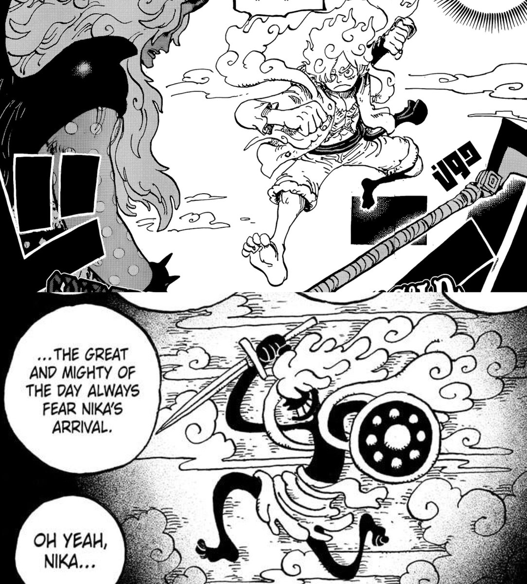 バンデル　DRYWAFFLE STRECH ONEPIECE Seems like Oda has Luffy's sandals off on purpose here Luffy is