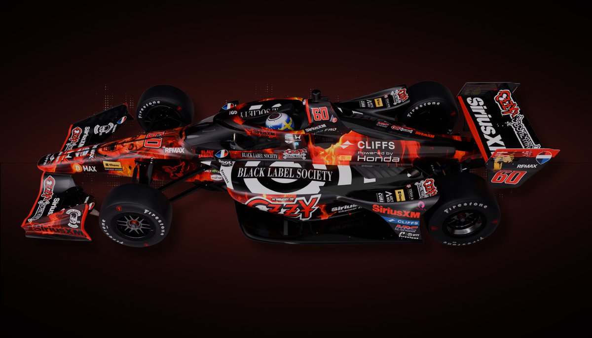 TheHardCompound's tweet photo. Some of Indy 500 winner @FRosenqvist's @SIRIUSXM liveries have been superb, and it's great to see The Prince Of Darkness @OzzyOsbourne once again immortalised on the #60 @MeyerShankRac Chevy at Mid-Ohio this weekend.
@OzzysBoneyard hits the track 🤘
#raceweek #ozzy #indy https://t.co/NubvOQfz2q
