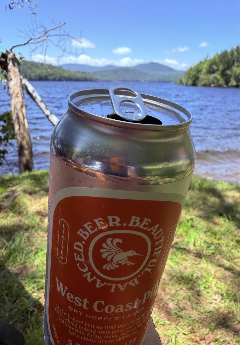 CitiFieldSheas's tweet photo. Happy weekend  birthday vibes for America!! 🇺🇸#250YearsOfFreedom cheers  @zerogravitybeer solid hybrid!!! For a lake day in #vermont 🍻🎆 https://t.co/P4hbHQKBWu
