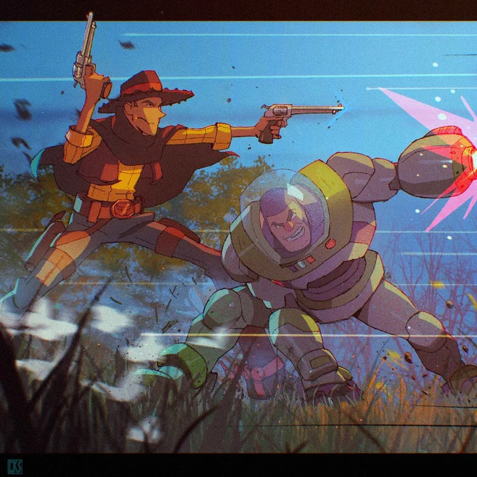 Turns out before the fight between Optimus Zurg Prime and Small Soilders someone else (behind the scenes) was actually responsible for BUZZ &amp; WOODY being hunted down. Hmmmm...I wonder who that was? Oh Worry. - #buzzlightyear #woody #pixar