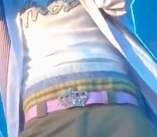 alwaysborahae's tweet photo. Why is nobody talking about Hobi's bedazzled crown belt buckle?  Complete with pink belt. 👑

#BTS_ARIRANG_BRUSSELS https://t.co/cYyOX25ci3