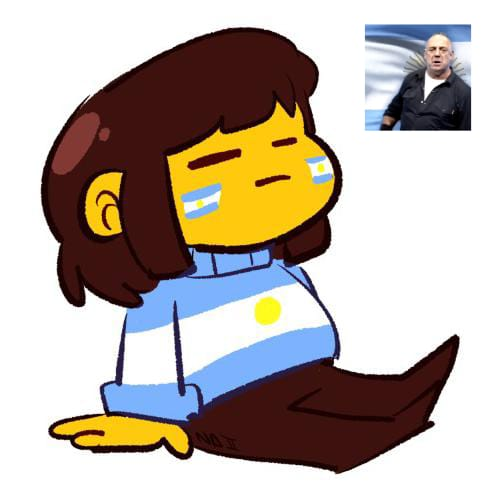 piononnai's tweet photo. FRISKO ARGENTINA OAA 🇦🇷🇦🇷
#undertale #utdr https://t.co/ibfKOxZeyX