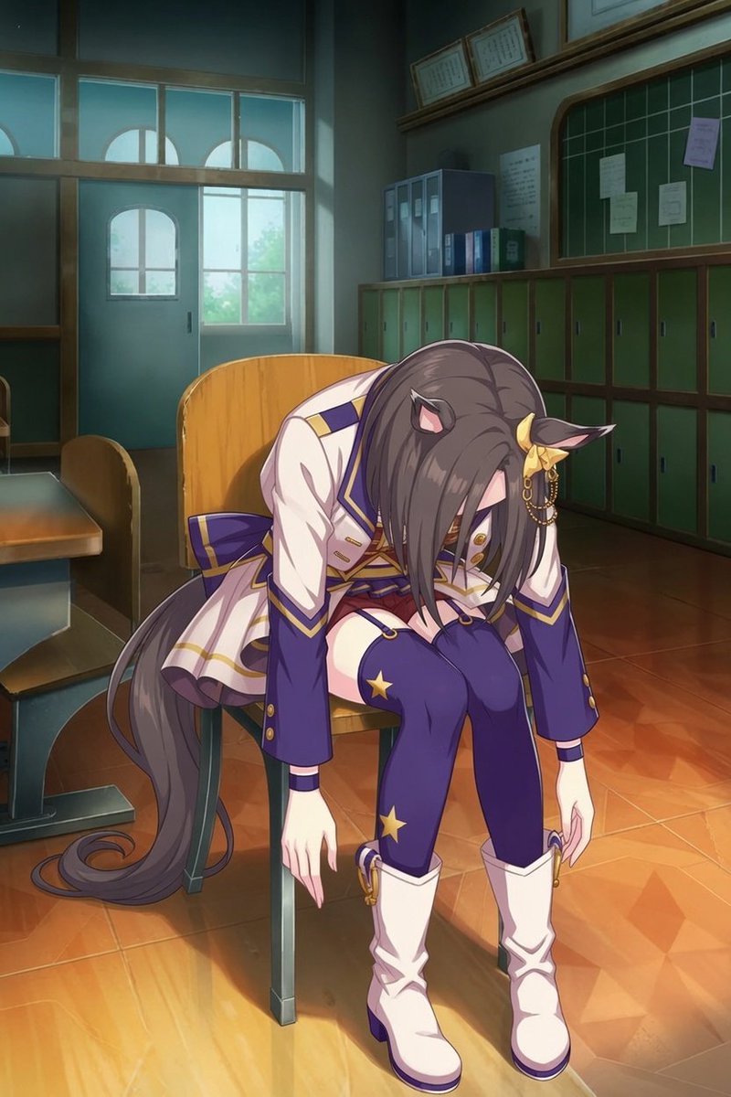 DoK3143's tweet photo. リクエストで作成した催眠ウマ娘エアグルーヴさんです。
こんな感じでキャラの名前とか画像とかいただけたら作成します。 https://t.co/BYkLxzNUBY