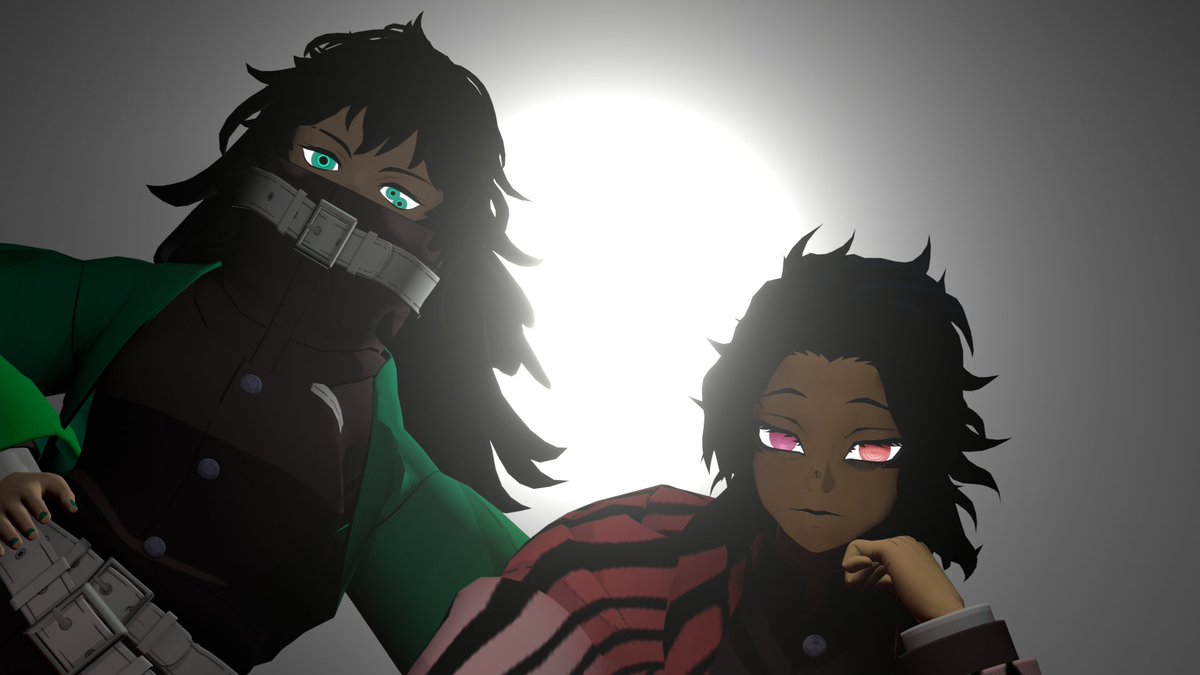 J_S0ex3's tweet photo. Just my two favorite Demon slayer ocs https://t.co/c8Jj3XyUE3