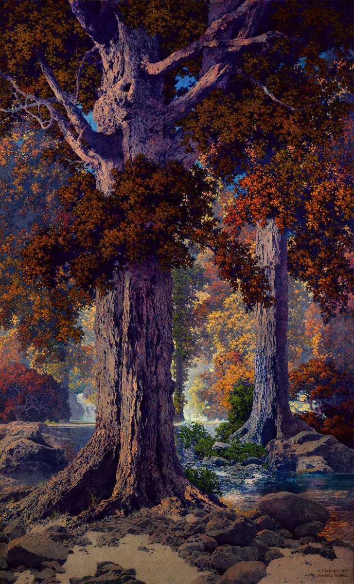 parianmarble's tweet photo. Maxfield Parrish https://t.co/9j10A7AavY