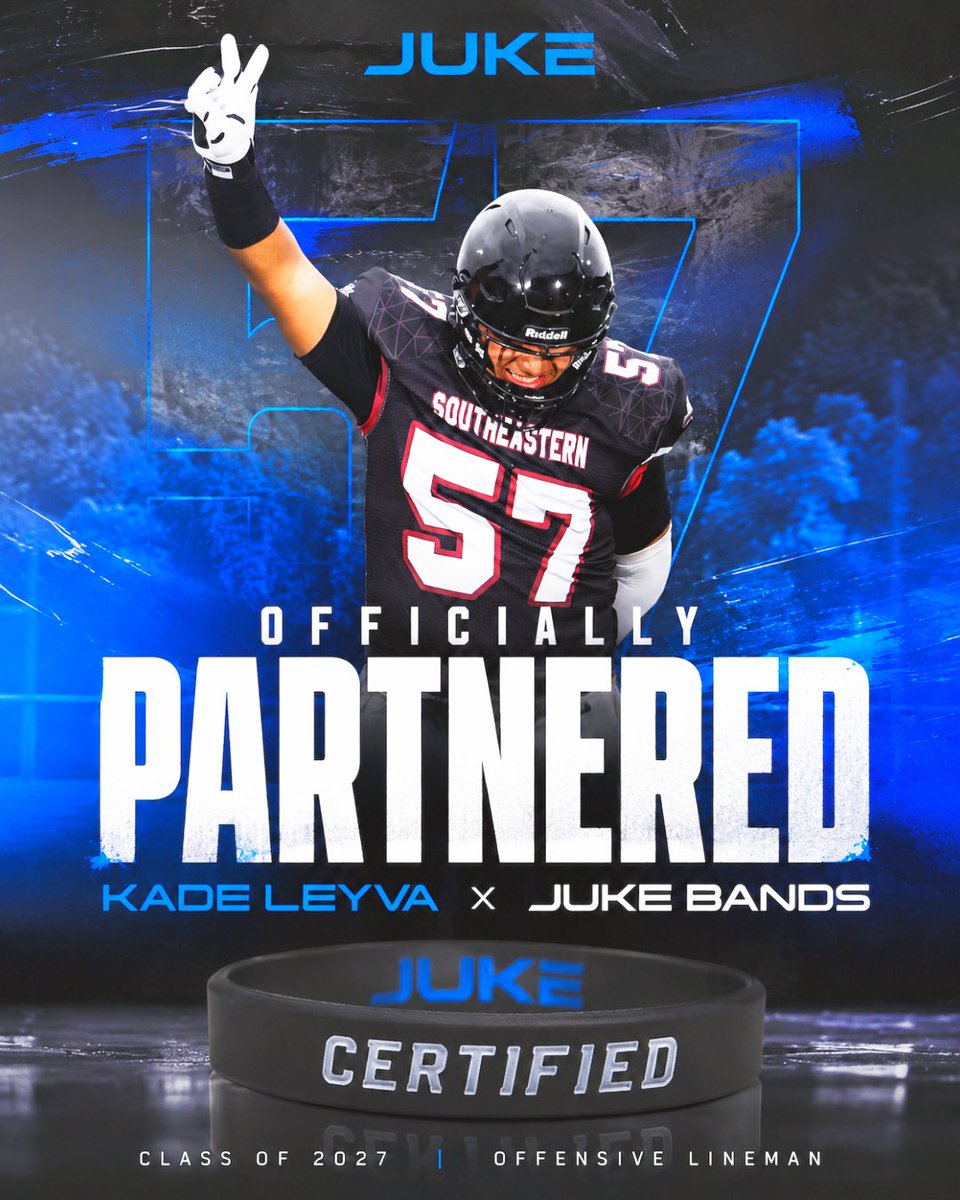 Kadeleyva55's tweet photo. Excited To Announce My Partnership With @jukebands 
I'm so grateful for this opportunity to rep this brand that's all about the fear of God, Discipline and hard work!
If you could use my code: “KLEYVA55!” At checkout to save 10% on every purchase, That would be very appreciated
Thanks everyone for the support and God Bless💙❤️☦️