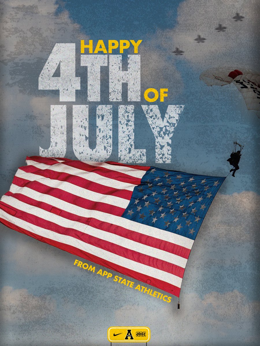 appstatesports's tweet photo. Happy 4th of July, #AppNation! 🇺🇸 

#GoApp https://t.co/3aEr7peUhW