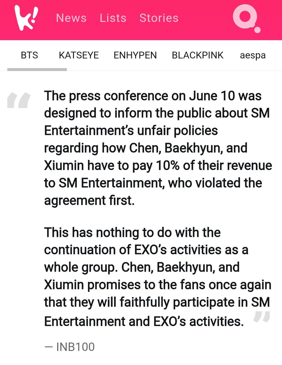 ry3my's tweet photo. • It's 2026, and OT5s are still pretending CBX left EXO when they were EXCLUDED.

•It's 2026, and OT5s are still claiming CBX sued SM, when it was SM that sued CBX first.

•It's 2026, and OT5s are still calling CBX the "traitors," when the betrayal came from the other side. https://t.co/efLj3AwteI