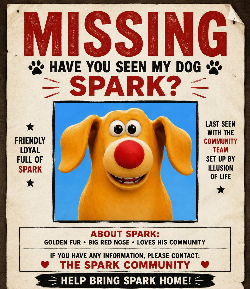 MyDogSpark's tweet photo. Last seen with a community that believed in Kindness, Creativity, and Collaboration.

If found, please return him to the people who never stopped building. ❤️

We'll keep searching. We'll keep building. We'll bring Spark home. https://t.co/2Y0ZmlLHAe