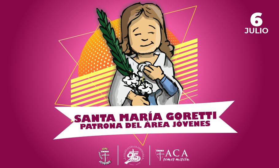 accion_catolica's tweet photo. 😇 Hoy celebramos a María Goretti, una santa joven cuya vida nos recuerda que ser santos es mantenernos firmes junto a Jesús, tener un corazón limpio, valiente y lleno de amor.
María Goretti, ayúdanos a vivir la santidad con alegría, en el colegio, con amigos y en el barrio. https://t.co/s5bDnLZO9A