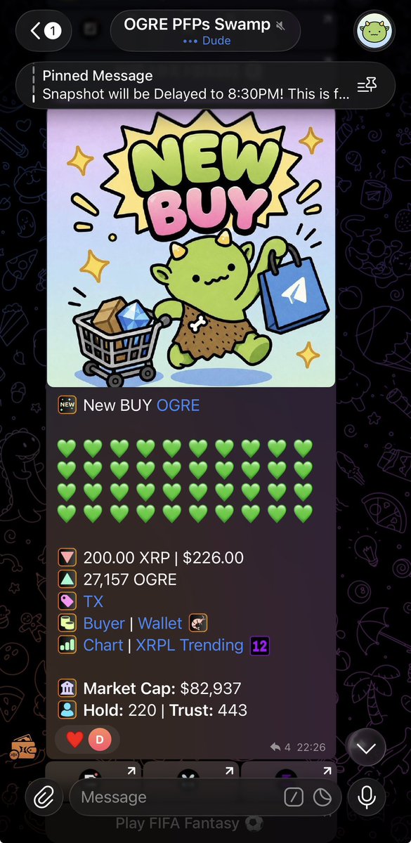 DropXRPL's tweet photo. Supporting this P2E project with all I’ve got.

$OGRE is a epic project! Check out the video in OG post! https://t.co/z5A3xnXk8V
