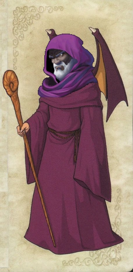 APaperPrincess's tweet photo. Hey, you ever play 'Fire Emblem:  Shadow Dragon'?  If you did, there's a chance you remember Xemcel.  We love Xemcel around these parts.  I made this image by combining his game portrait with the card game art of a Mage Dragon.
#Xemcel #FireEmblem #FireEmblemShadowDragon https://t.co/Y8Dav5XlLM