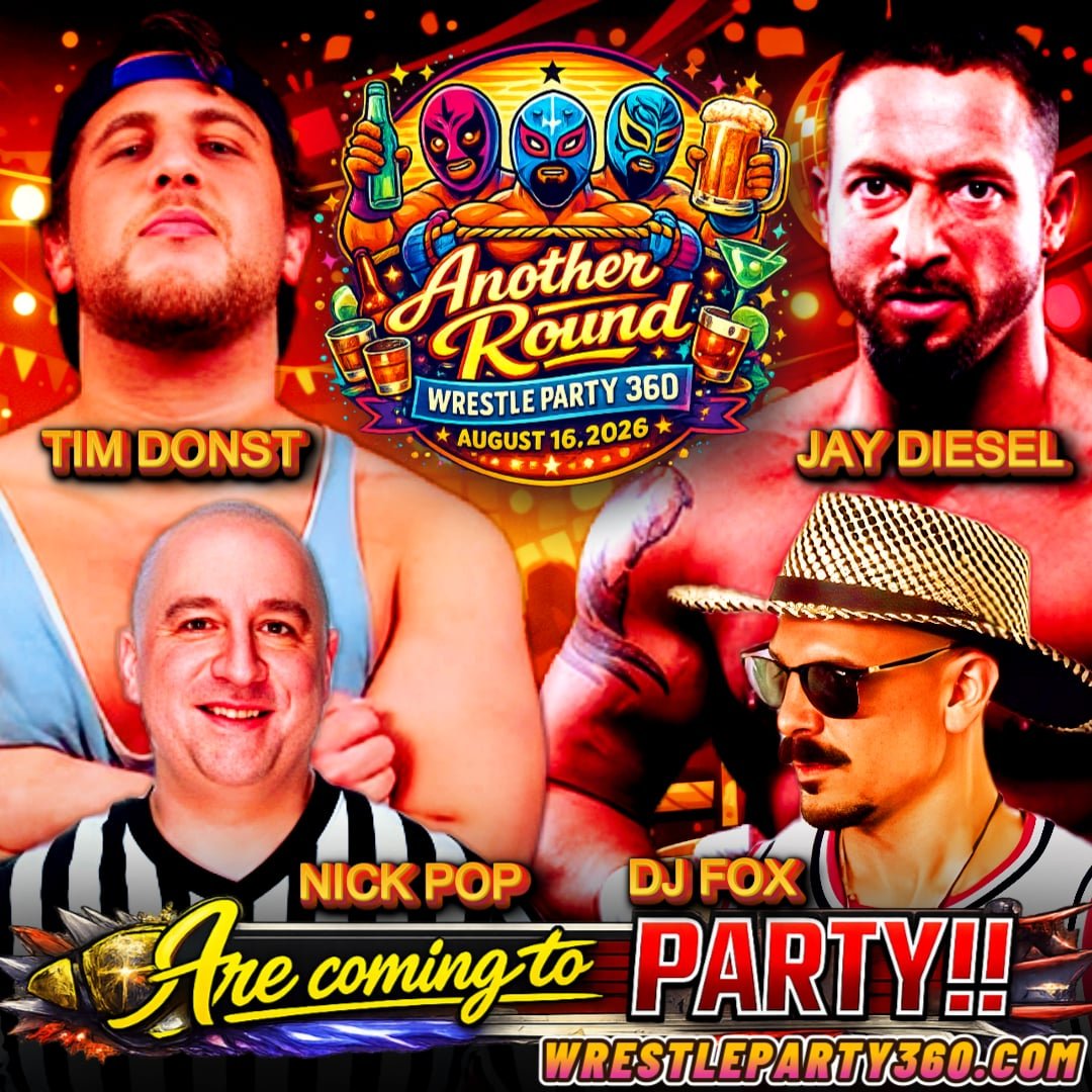 WrestleParty360's tweet photo. Let's party https://t.co/mPEABxWCCL