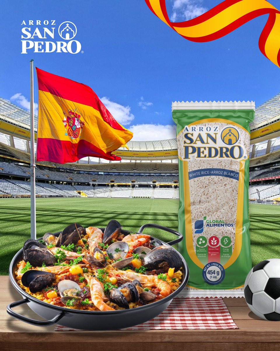 globalalimento1's tweet photo. ⚽🥘 El 10 del sabor ya entró a la cancha.
Con Arroz San Pedro, cada receta juega para ganar.

#ArrozSanPedro #El10DelSabor #ModoFútbol #Paella #SaborDeCampeones https://t.co/NuplrbM4aE