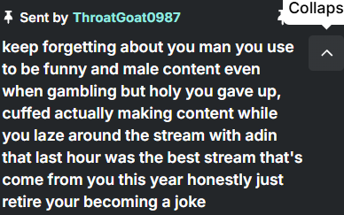 OLDPKACLIPS's tweet photo. throatgoat spitting facts https://t.co/kvGN4OH2tK