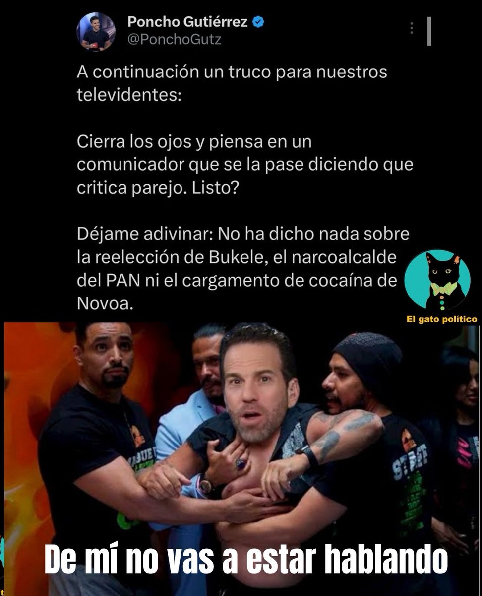 elgatopolitico_'s tweet photo. 🔴🔴 ¡Uy sí! el que incomoda al poder 🤑🤑🤣🤣
#LordMontajes https://t.co/H0uHd5hk2t