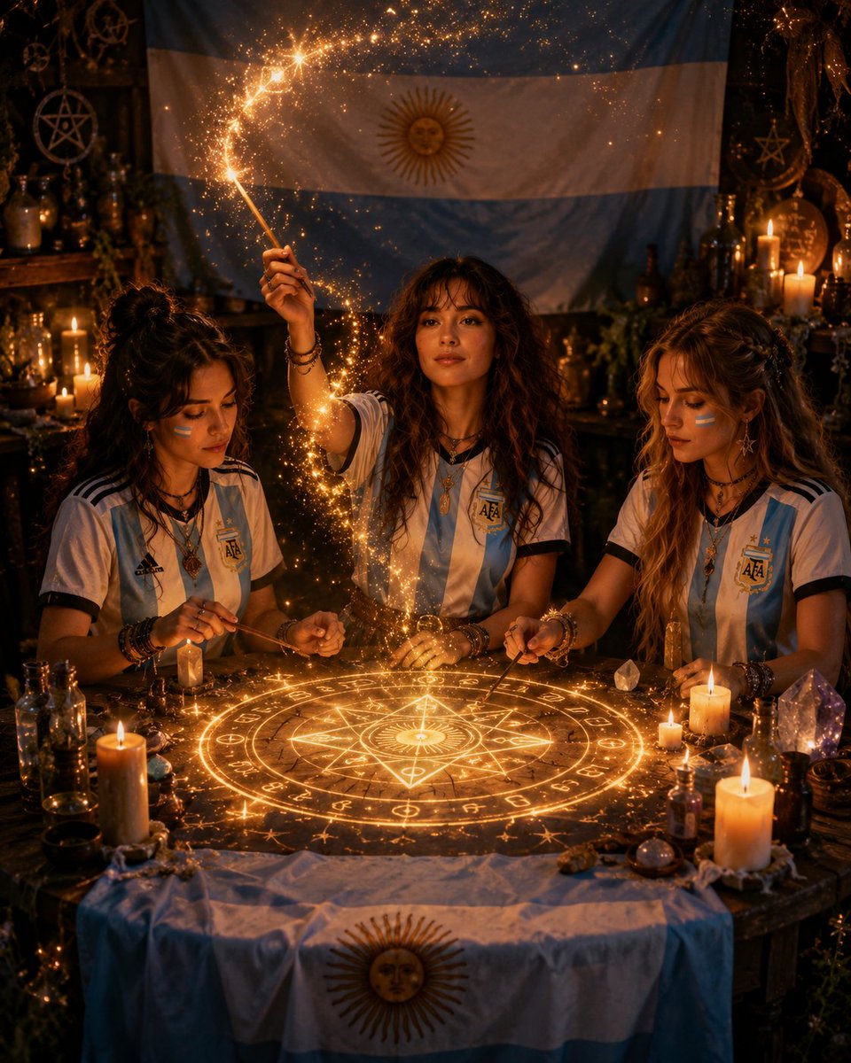 MichiFusa2021's tweet photo. #Tarot #mundialdefútbol2026 #mundialdefútbol 

Asi que vamos #BrujitasArgentinas a poner todo nuestro Poder para ayudar a la #SeleccionArgentina para que gane y mentalizarlo para que se haga realidad https://t.co/lJr3LyoAdV
