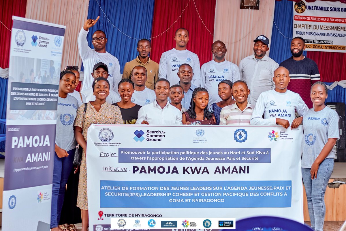 SelpAsbl's tweet photo. ce 03 #juillet #2026, l'organisation #SELP #asbl ) a lancé ses #ateliers de #renforcement des #capacités des #jeunes de #Goma et #Nyiragongo sur l'Agenda #Jeunesse, #Paix et #Sécurité, le #leadership #cohésif et la #gestion #pacifique des #conflits.
@RDC_JPS @peace_drc https://t.co/waoRUwLamf