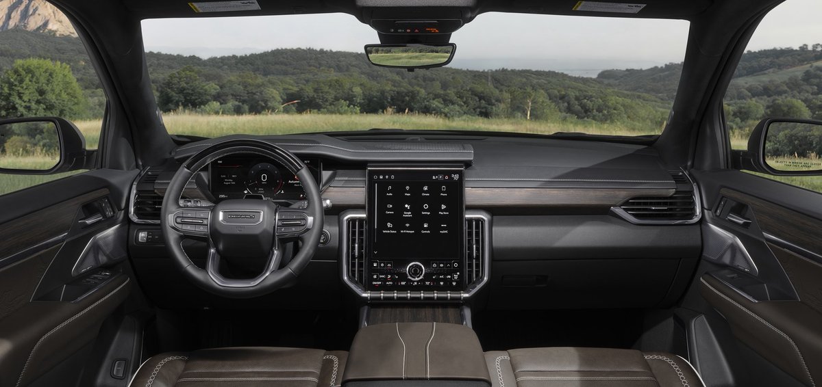 cole_marzen's tweet photo. Deliveries for the midsize 2027 GMC Acadia will commence later this summer from $45,595, including the $1,995 destination charge. In addition, the rugged Acadia AT4 can be had for $54,395, while the range-topping Acadia Denali Ultimate equipped with AWD comes in at $67,395. #GMC https://t.co/0nf7BSJFUo
