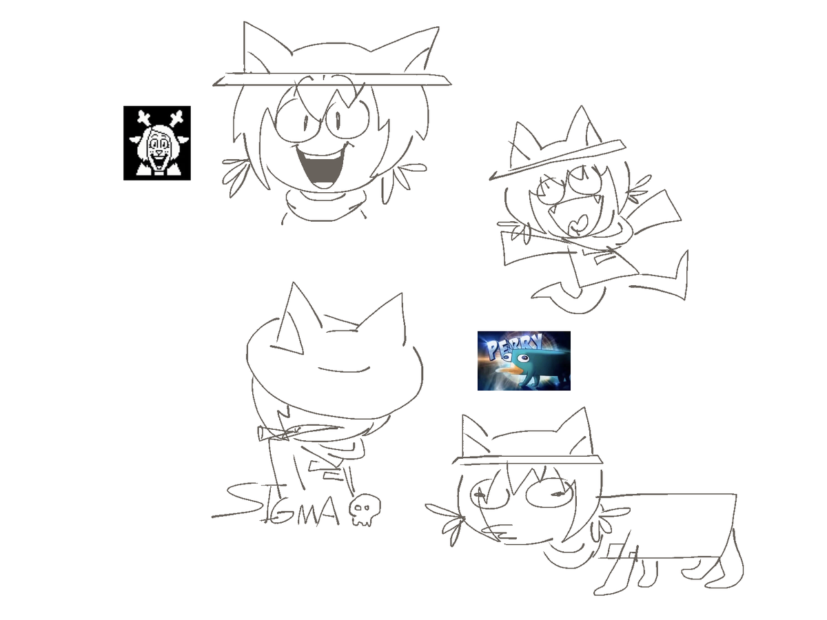 thatonebendo's tweet photo. niko doodles i forgot to post yesterday https://t.co/oraL74GTPa