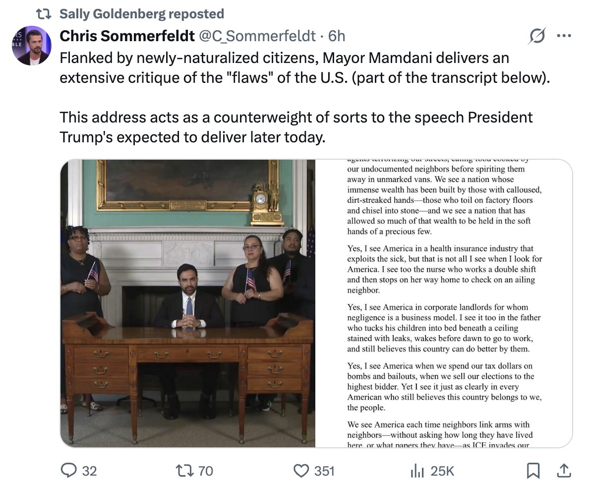 RefrmDemocracy's tweet photo. It's concerning that the @nytimes reporter assigned to the Mamdani/City Hall beat seems to be retweeting spin/misinformation on an almost daily basis. https://t.co/GHWYhkXKVW