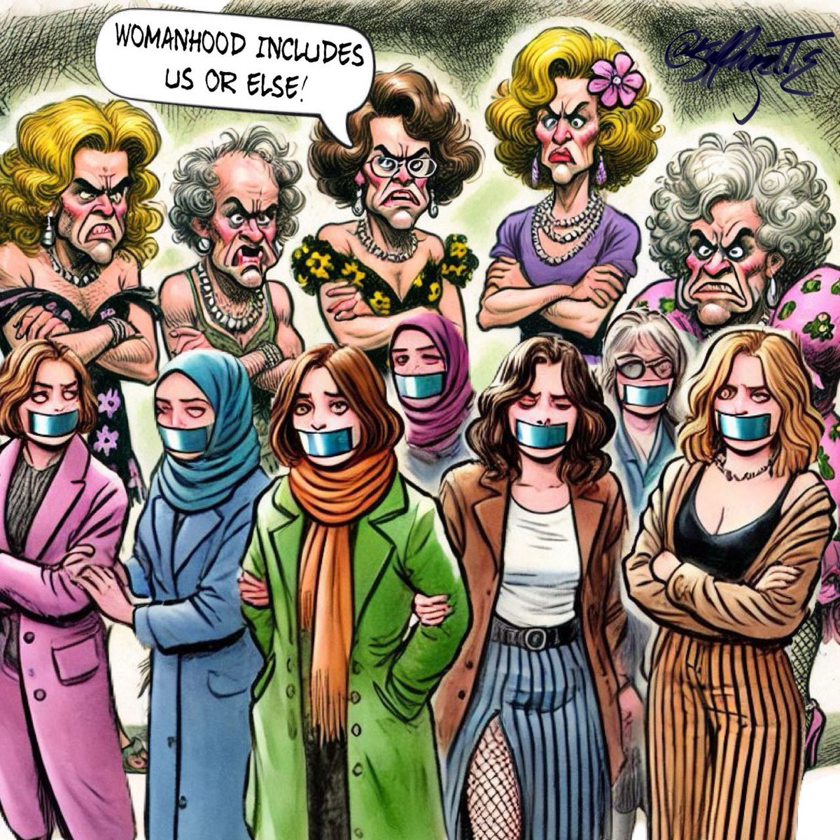 PassingIsAMyth's tweet photo. @BabyGarlicJr @BarbaraPym1 @NedHexagon Most of the world doesn’t subscribe to trans ideology. Stop forcing your tranny religion onto everyone. “Transwomen” are the patriarchy. https://t.co/7YRoeSpBYU