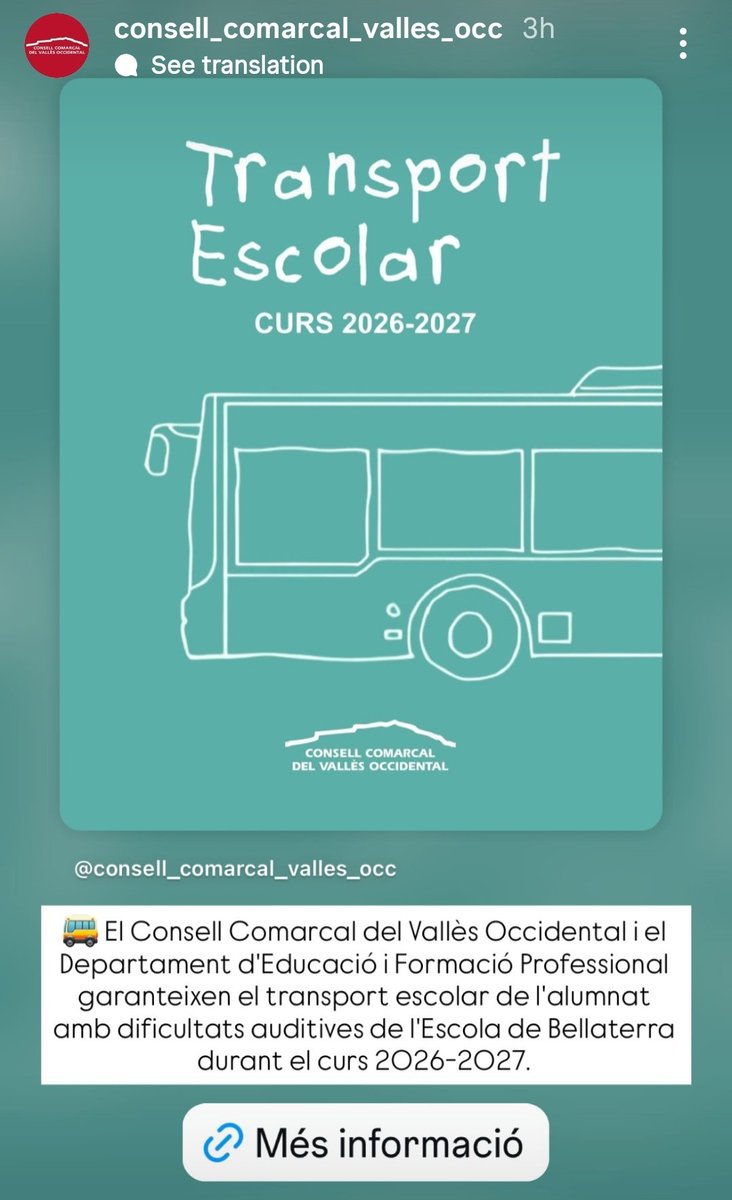 dretsnofavors's tweet photo. 📢 Avui llegireu que el transport escolar del SIAL Bellaterra està garantit.
I ens n’alegrem. Molt.
Però això és només una part de la història.
La gestió del relat també és decidir què s’explica… i què queda fora.
Així que expliquem-ho 👇 https://t.co/s3wlUkeQWB